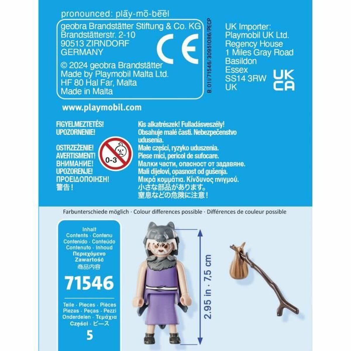 Playset Playmobil Asterix 71546 5 Delar